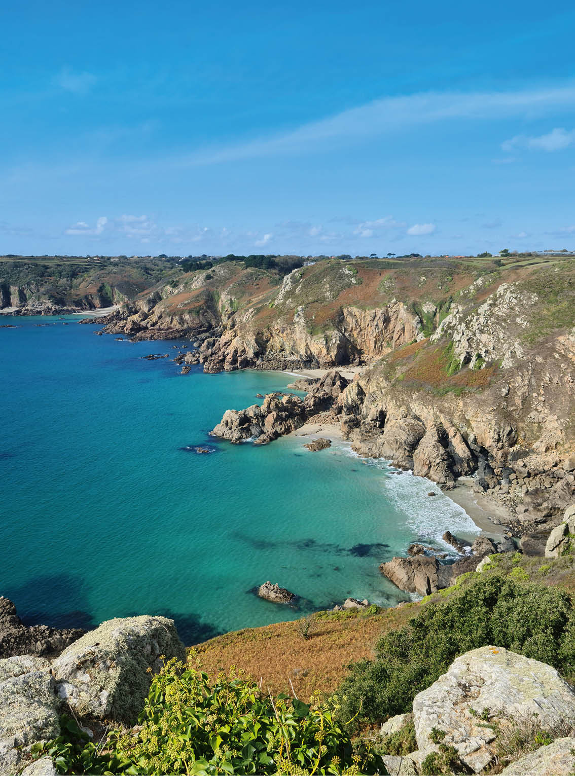 La Bette and Jaonnet Bay, Guernsey Channel Islands
