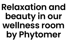 Relaxation and beauty in our wellness room by Phytomer 