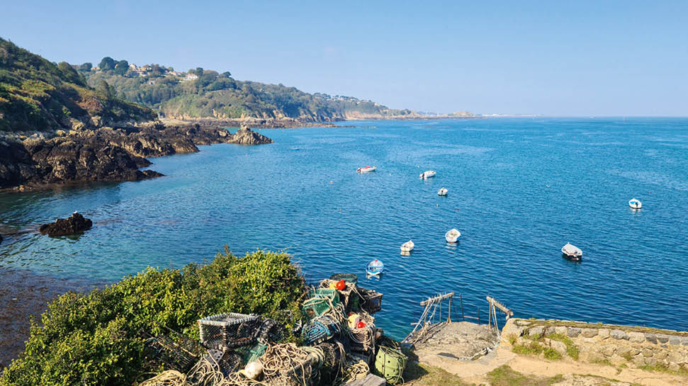 Guernsey Channel Islands, Bec Du Nez, Boat Port