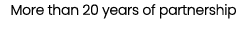 More than 20 years of partnership