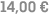 14,00 €