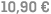 10,90 € 