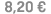 8,20 € 